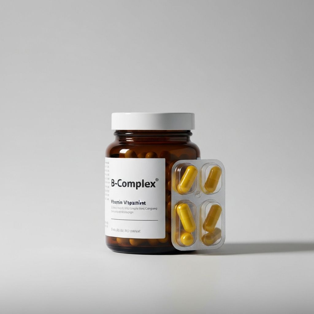 B-Komplex Supplement Flasche